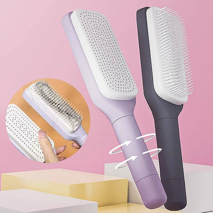 DetanglePro™ – Self-Cleaning Hairbrush (75% OFF)