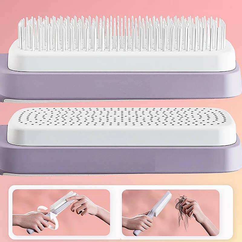DetanglePro™ – Self-Cleaning Hairbrush (75% OFF)
